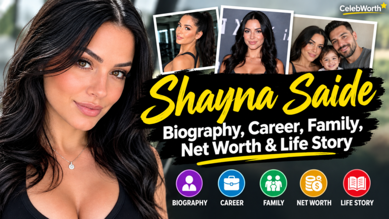 Shayna Saide Biography, Career, Family, Net Worth & Life Story